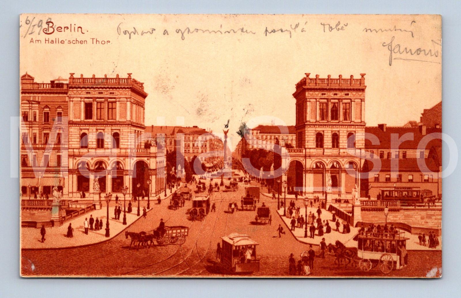 Pohľadnica BERLIN - dlhá adresa (ST16407) - Pohľadnice