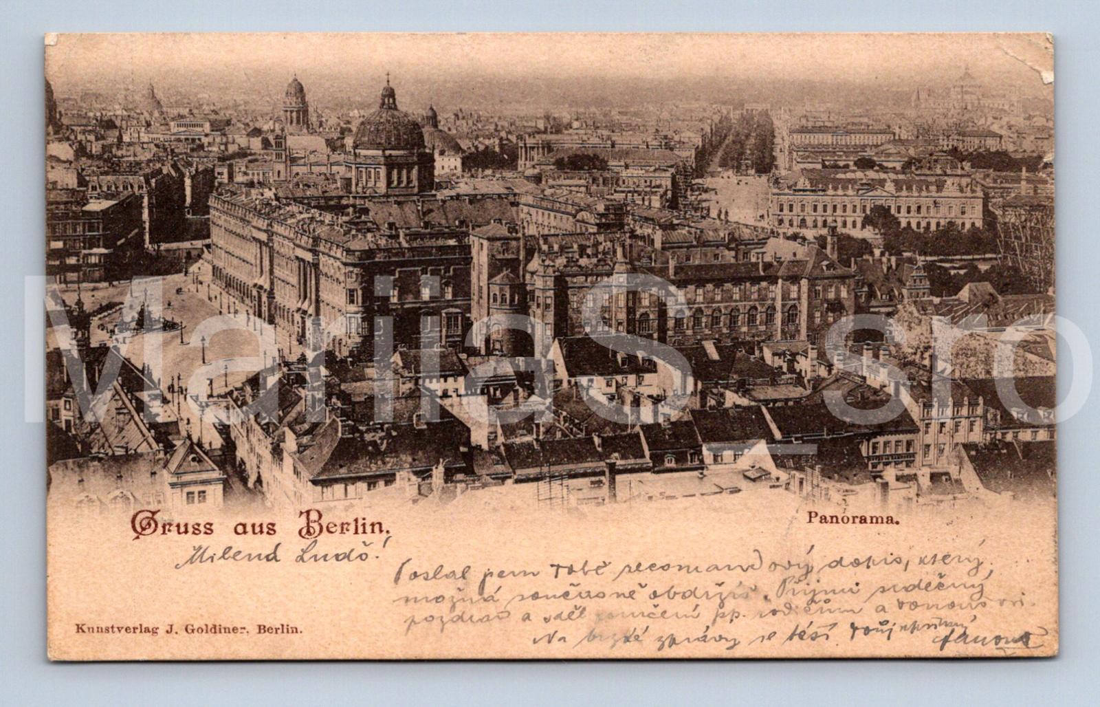 Pohľadnica BERLIN - dlhá adresa (ST16404) - Pohľadnice