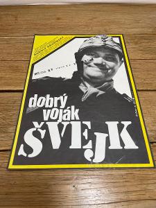Filmový plakát DOBRÝ VOJÁK ŠVEJK.