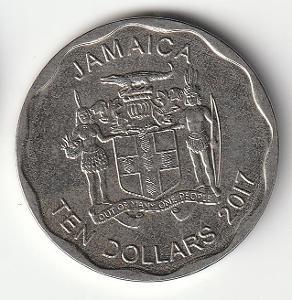 Jamajca - 10 dolárov - 2017