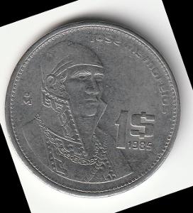 Mexiko - 1 peso - 1985