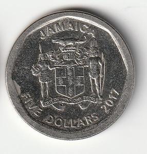 Jamajka - 5 dolárov - 2017