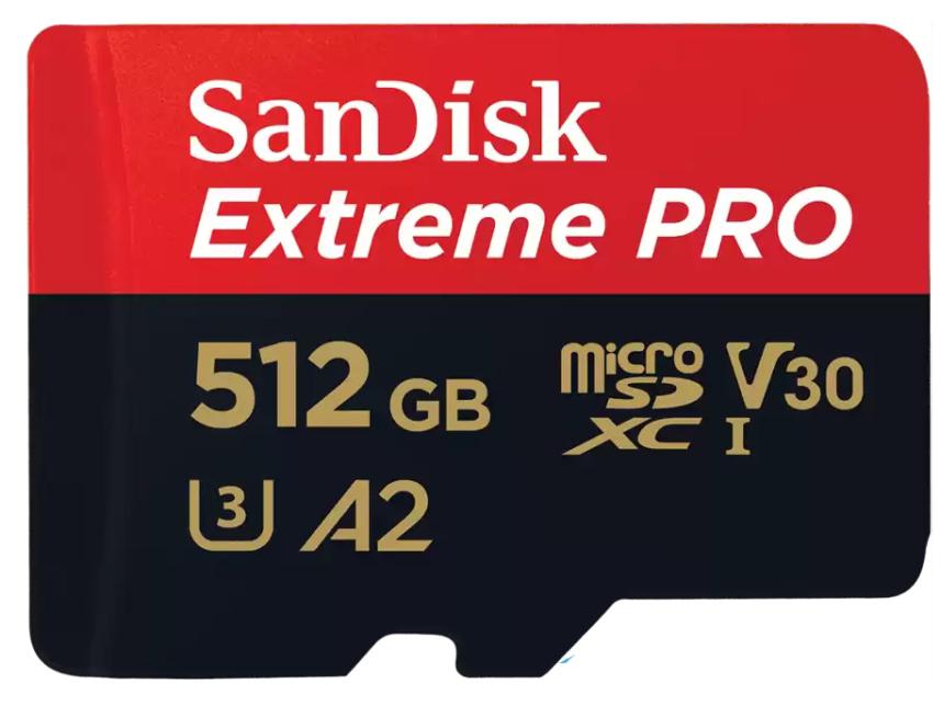 Pamäťová karta SanDisk microSDXC 512GB Extreme PRO - Elektro