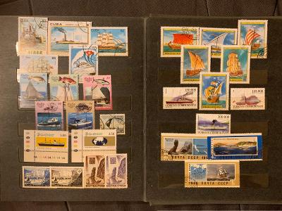 Poštové známky lodí