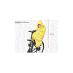 PONCHO-pláštenka FORCE na dieťa v sedačke žltej - Cyklistika