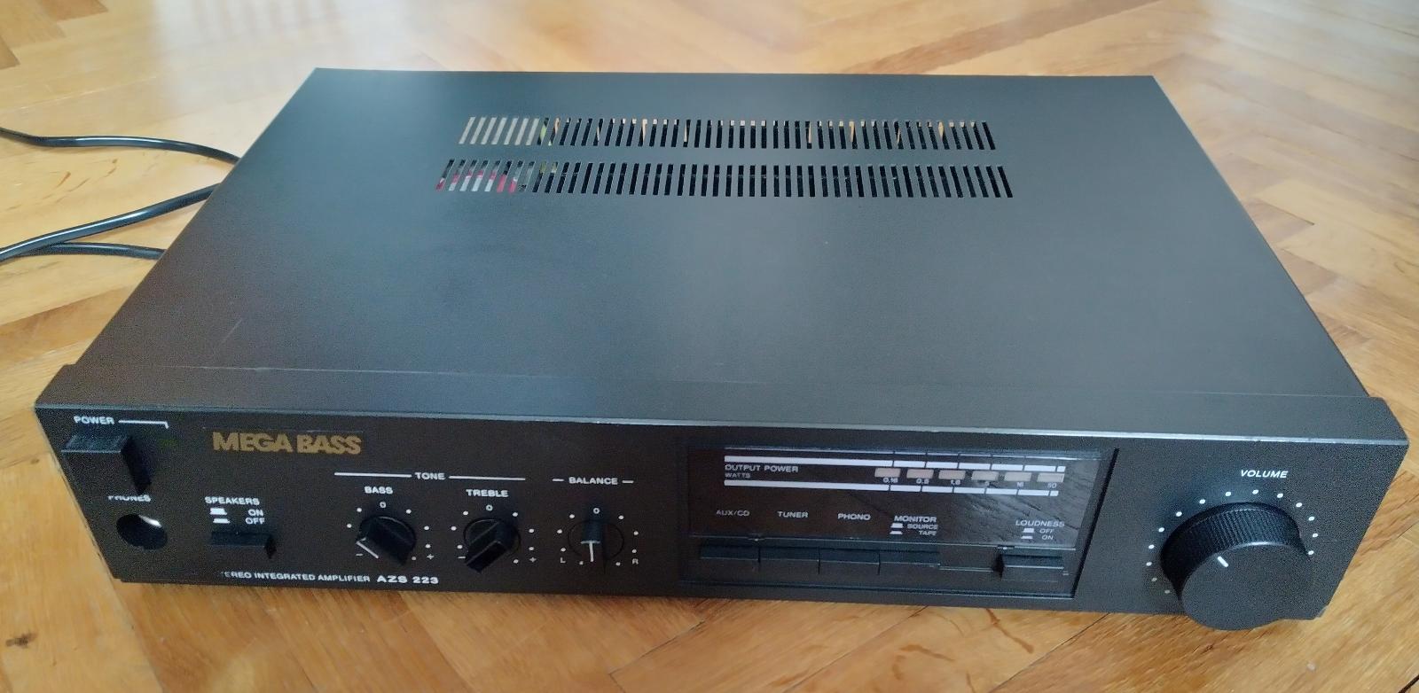 TESLA Stereo Integrated Amplifier AZS 223 Zosilňovač pre Hi-Fi sústavu - TV, audio, video