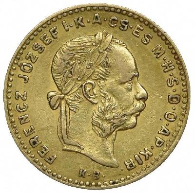 4 zlatník Františka Jozefa I. 1885 KB