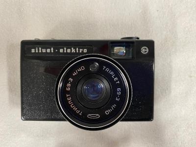 Siluet - elektro - retro fotoaparát na kinofilm