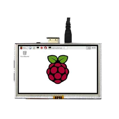 Raspberry 5¨ Touch Screen 800x480, TFT LCD Display, HDMI