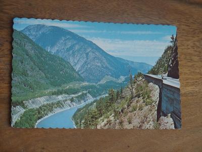 Pohled Canada, Jackass Mountain,70. Roky,  č.50000