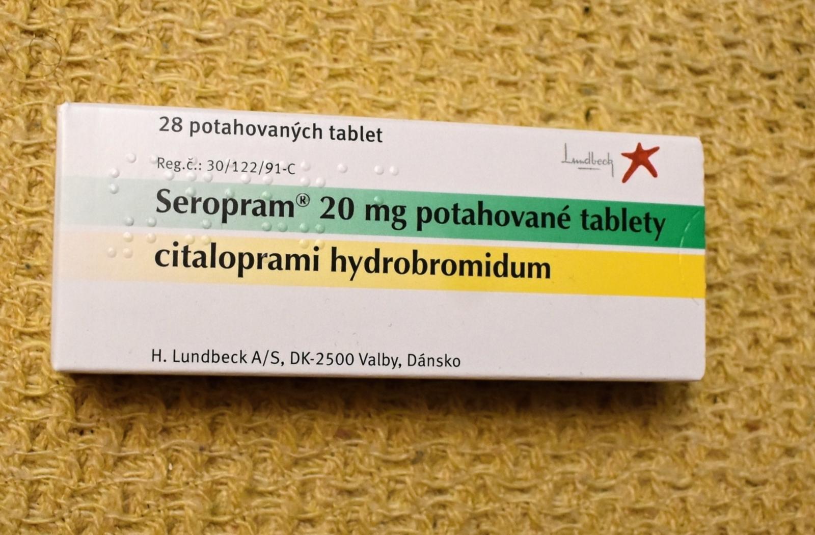 filmom obalené tablety Seropram 20 mg, 28 ks v balení - undefined