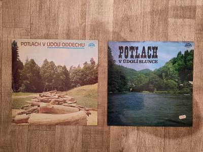 LP Potlach v udoli oddechu, potlach v udoli slunce 2x album.