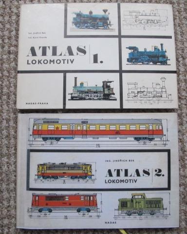 Atlas lokomotiv 1 + 2 - železnice, dráha, ČSD, lokomotivy, vlaky