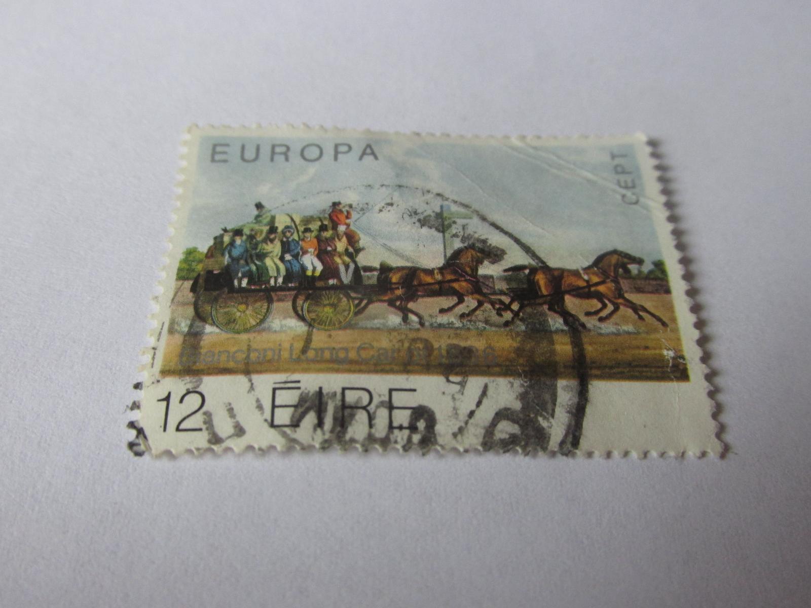 Známky Írsko 1979, Europa - História pôšt, Poštové vozidlá - Filatelia