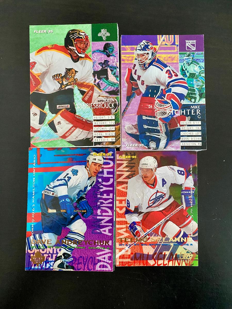 1994-95 Fleer - kompletný set (1-250) - Hokejové karty