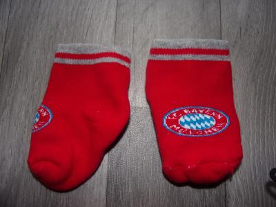 Bayern Mnichov-teplé ponožky pro miminko od koruny