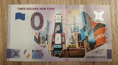 0 eurosouvenir Times Square New York - color UNC