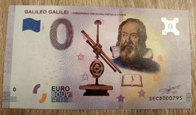 Galileo Galilei , color 0 eurosouvenir