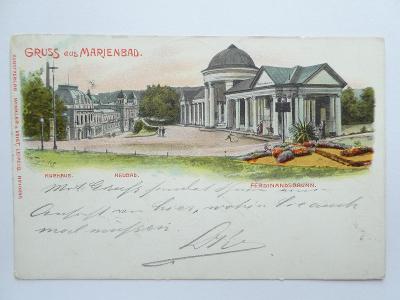 Mariánské Lázně - GRUSS aus MARIENBAD 1903