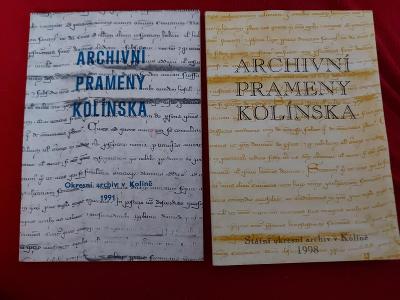 Archivní prameny Kolínska 1991, 1998