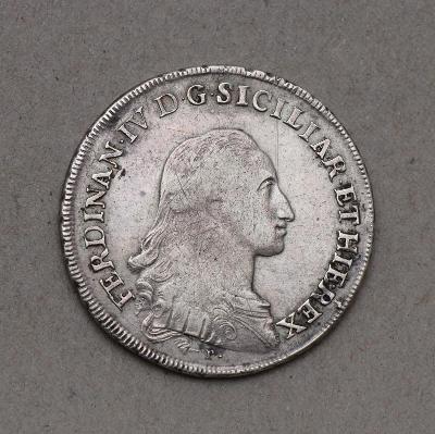 Strieborná 120 Grana 1790 – Ferdinan IV. - Neapol - Taliansko!