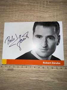 Robert Záruba moderátor ČT Originál autogram a foto