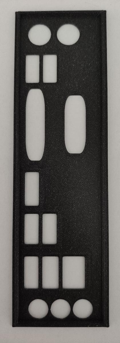 IOS#035 IO Shield (Krycí plech) pre základnú dosku Asus B75M - A - Komponenty pre PC