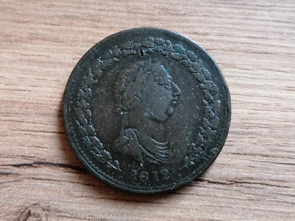1 Penny 1812 koloniálne mince provincie Lower Canada - Dolná Kanada - Numizmatika