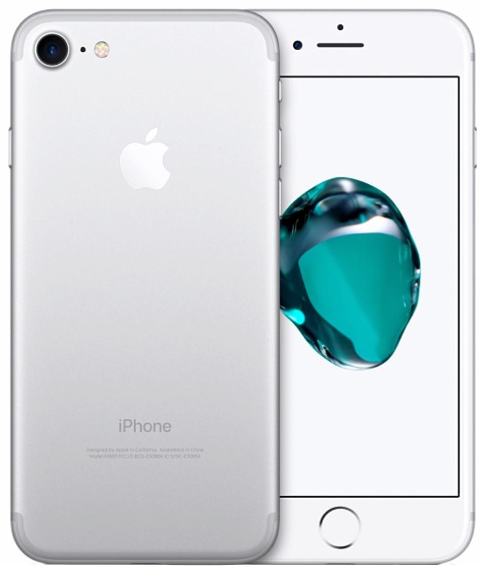 iPhone 7 128GB strieborný+záruka 2 roky,Dobrý (99-100%) - Mobily a smart elektronika