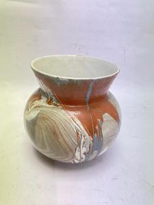 Váza keramická tekutá glazura 