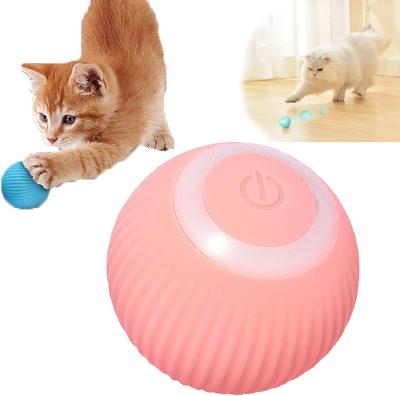 Múdra interaktívna hračka pre mačky, 360 ° samootočná lopta, USB