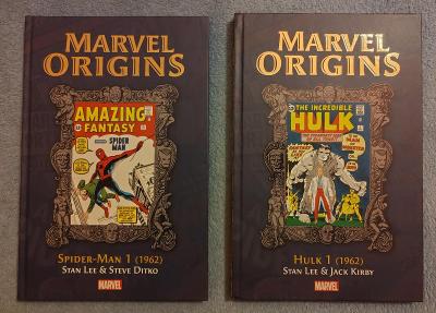 2 x MARVEL ORIGINS - Spider-man / Hulk