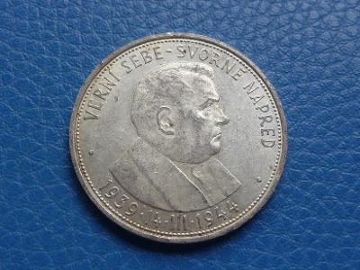 50 Korún 1944 - Jozef Tiso / Slovensky stat - Ag mince od 1 Kč €