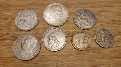 Konvolut starých stříbrných mincí viz foto