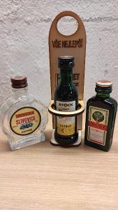 Mini stojánek na alkoholové lahvičky - více druhů