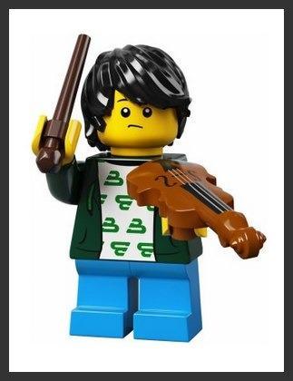 LEGO - figurka Malý houslista (série 22)