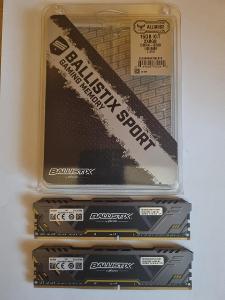 Crucial Ballistix Sport At 16GB KIT 2x8GB DDR4 - 3200MHz
