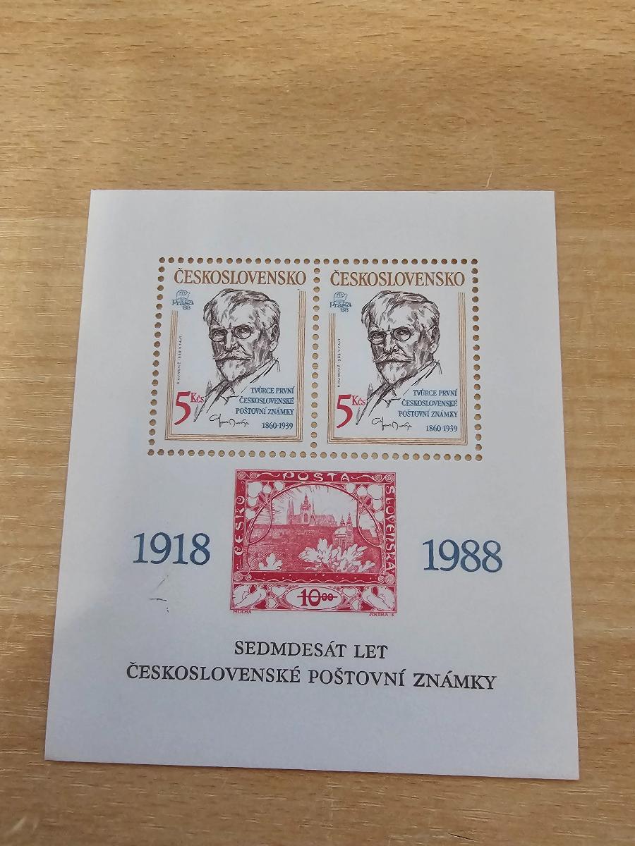 CSR_1988_2859 - Známky Československo+ČR