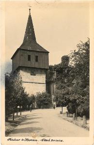 Hronov - Stará zvonice - 1940