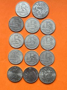 Ag mince Československa - 14 kusov