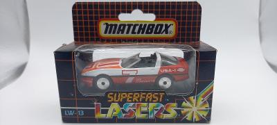 Matchbox Lasers Wheels LW-13 1983 Corvette