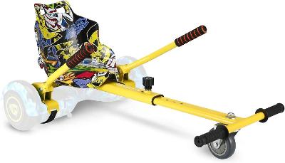 Vozík pro howerboardy žlutý