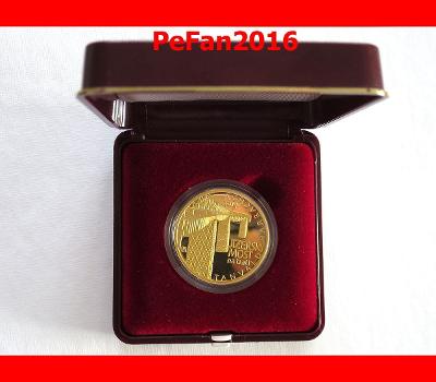 5 000 Kč - Zlatá pamětní mince - Jizerský most - PROOF