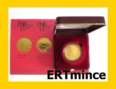 5000 Kč - Zlatá pamětní mince - hrad Kost - PROOF