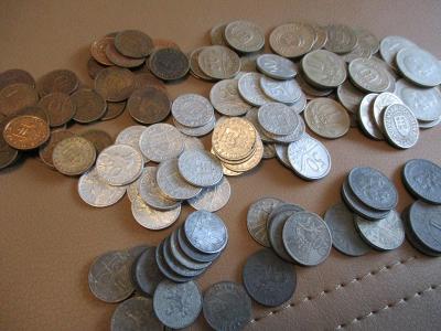 Různé Slovenské a České mince 1939 - 1945  přes 135 mincí