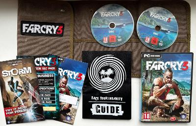 PC hra Far Cry 3 (FarCry) - sběratelská edice v látkovém pouzdru