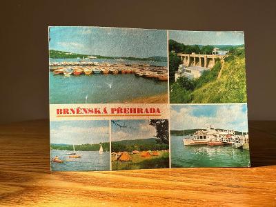 stará pohlednice - Brno přehrada