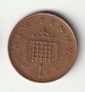 Velká Británie - 1 pence - 1978