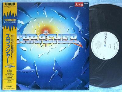 LP:TRASHER/US speed,1.JAPAN PROMO! press1986+OBI+2 vsádky s texty/MINT