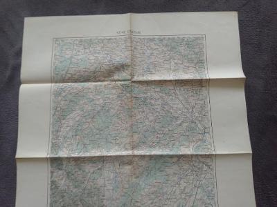 Vojenská mapa Stanislau 1909